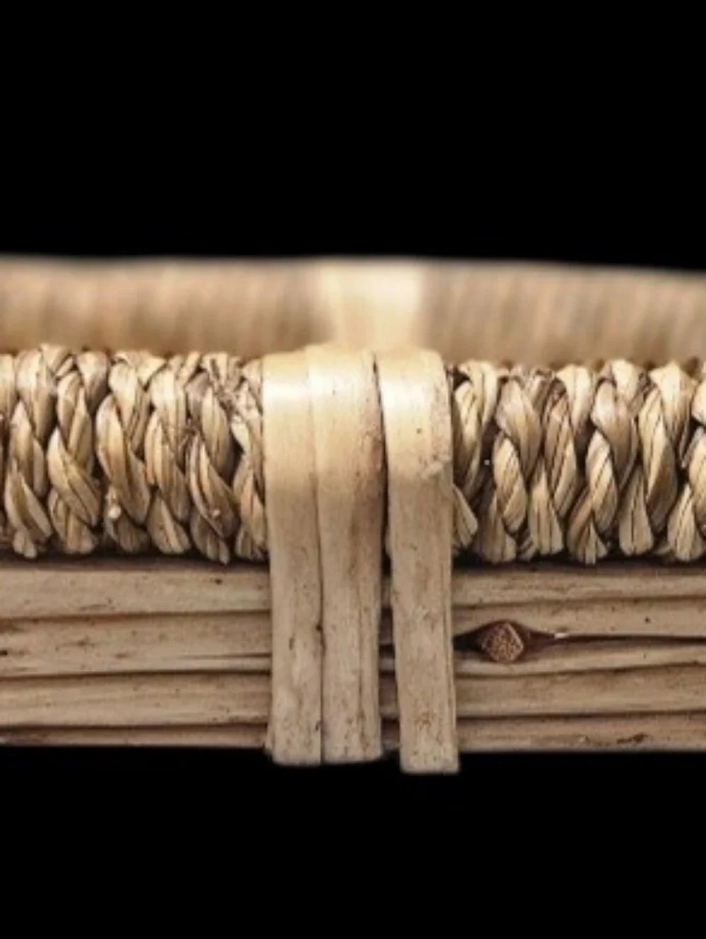 Natural Handmade Woven Straw | Wicker Rattan Square Serving Tray | Decor
